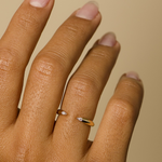 Double Tipped Diamond Ring