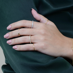 Double Tipped Diamond Ring