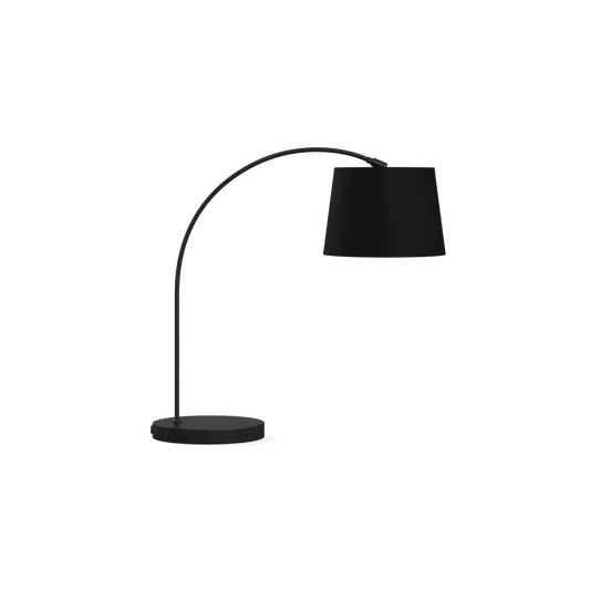 Matte Black Table Lamp