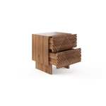 Stone Acacia Bedside Table